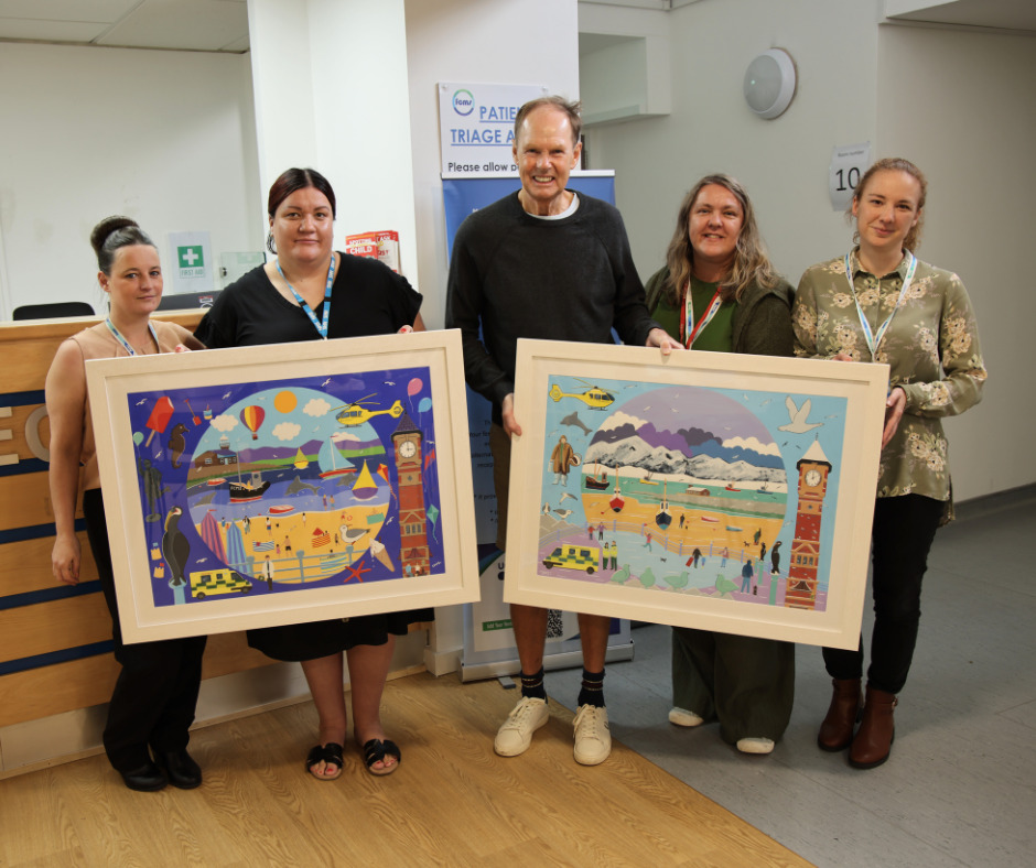 New Paintings at Morecambe Urgent Treatment Centre